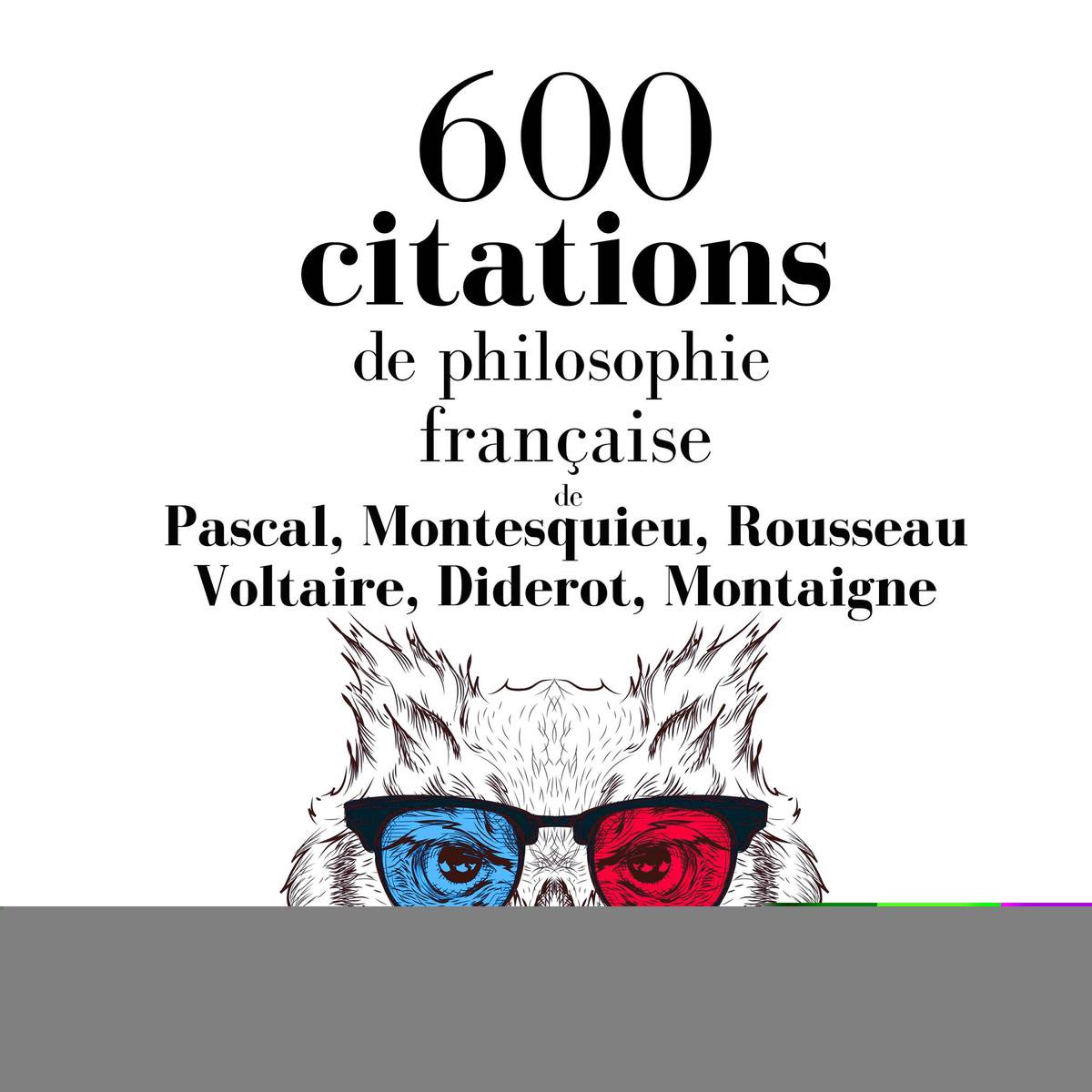 Bol Com 600 Citations De Philosophie Francaise Pascal Boeken