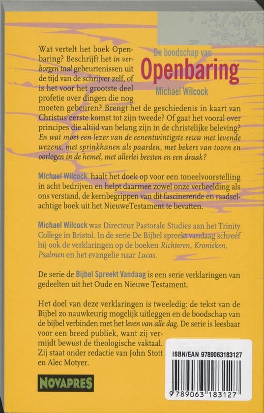 De Bijbel spreekt vandaag  -   De boodschap van Openbaring