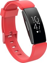 Bandje Voor Fitbit Inspire - Sport Band - Rood - Maat: SM - Horlogebandje, Armband