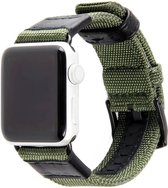 Nylon military band - groen - Geschikt voor Apple Watch