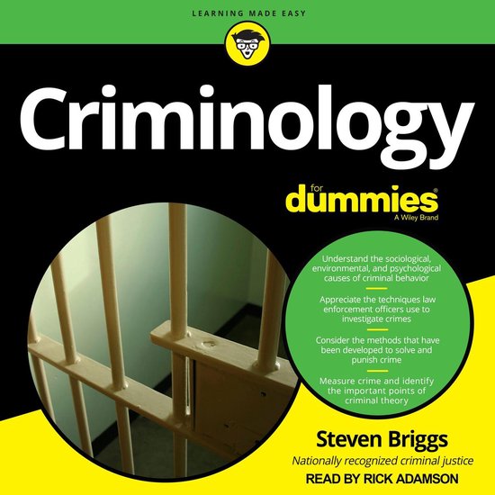 Criminology for Dummies - cover