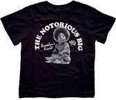 Biggie Smalls - Baby Kinder T-shirt - Kids tm 2 jaar - Zwart
