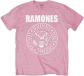 Ramones Kinder Tshirt -Kids tm 8 jaar- Presidential Seal Roze