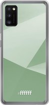 Samsung Galaxy A41 Hoesje Transparant TPU Case - Fresh Geometric #ffffff