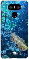 LG G6 Hoesje Transparant TPU Case - Coral Reef #ffffff
