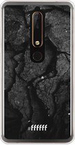 Nokia 6 (2018) Hoesje Transparant TPU Case - Dark Rock Formation #ffffff