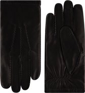Leren handschoenen heren model Swindon Color: Espresso, Size: 8.5