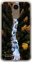 LG K10 (2018) Hoesje Transparant TPU Case - Forest River #ffffff