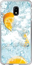 Samsung Galaxy J3 (2017) Hoesje Transparant TPU Case - Lemon Fresh #ffffff