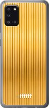 Samsung Galaxy A31 Hoesje Transparant TPU Case - Bold Gold #ffffff