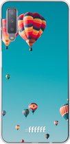 Samsung Galaxy A7 (2018) Hoesje Transparant TPU Case - Air Balloons #ffffff