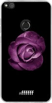 Huawei P8 Lite (2017) Hoesje Transparant TPU Case - Purple Rose #ffffff