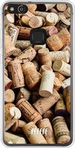 Huawei P10 Lite Hoesje Transparant TPU Case - Corks #ffffff