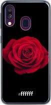 Samsung Galaxy A40 Hoesje Transparant TPU Case - Radiant Rose #ffffff
