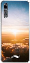 Huawei P20 Pro Hoesje Transparant TPU Case - Cloud Sunset #ffffff