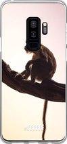 Samsung Galaxy S9 Plus Hoesje Transparant TPU Case - Macaque #ffffff
