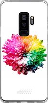 Samsung Galaxy S9 Plus Hoesje Transparant TPU Case - Rainbow Pompon #ffffff