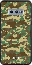 6F hoesje - geschikt voor Samsung Galaxy S10e -  TPU Case - Jungle Camouflage #ffffff