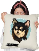 Chihuahua Kussen met je eigen naam