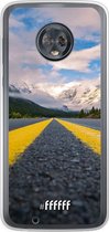 Motorola Moto G6 Hoesje Transparant TPU Case - Road Ahead #ffffff