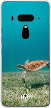 HTC U12+ Hoesje Transparant TPU Case - Turtle #ffffff