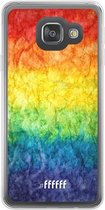 Samsung Galaxy A3 (2016) Hoesje Transparant TPU Case - Rainbow Veins #ffffff