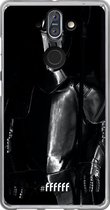 Nokia 8 Sirocco Hoesje Transparant TPU Case - Plate Armour #ffffff