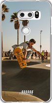 LG V30 (2017) Hoesje Transparant TPU Case - Let's Skate #ffffff