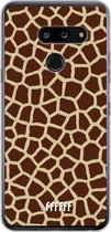 LG G8 ThinQ Hoesje Transparant TPU Case - Giraffe Print #ffffff