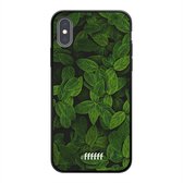 iPhone X Hoesje TPU Case - Jungle Greens #ffffff