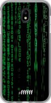 Samsung Galaxy J7 (2017) Hoesje Transparant TPU Case - Hacking The Matrix #ffffff