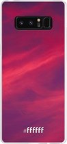 Samsung Galaxy Note 8 Hoesje Transparant TPU Case - Red Skyline #ffffff