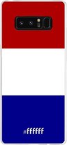 Samsung Galaxy Note 8 Hoesje Transparant TPU Case - Nederlandse vlag #ffffff