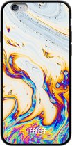 iPhone 6 Hoesje TPU Case - Bubble Texture #ffffff