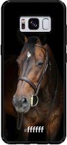 Samsung Galaxy S8 Hoesje TPU Case - Horse #ffffff