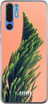 Huawei P30 Pro Hoesje Transparant TPU Case - Waving Plant #ffffff