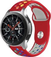 Samsung Galaxy Watch sport band - rood kleurrijk - 41mm / 42mm