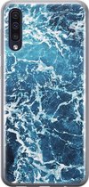 Leuke Telefoonhoesjes - Hoesje geschikt voor Samsung Galaxy A70 - Oceaan - Soft case - TPU - Natuur - Blauw