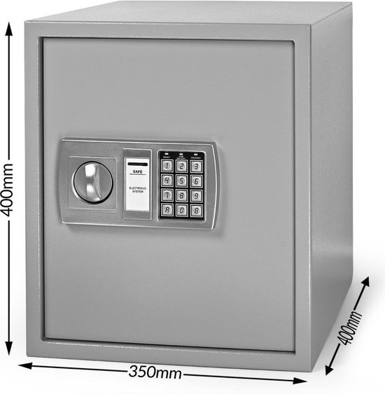 Kluis met elektronisch slot - deurdikte 4mm | bol.com