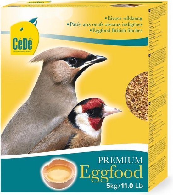 Cédé Premium Eggfood voor 5kg wildzang vogels.