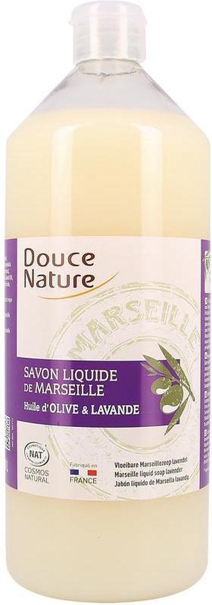 Douce Nature Zeep Marseille vloeibaar lavendel 1 liter