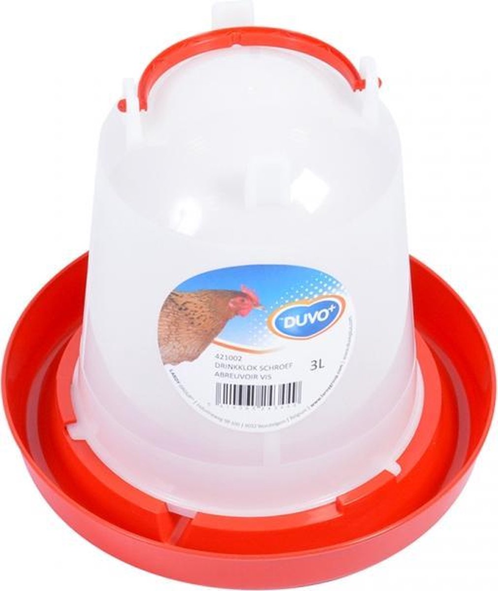 Duvo+ Drinkklok schroef met handvat 3L