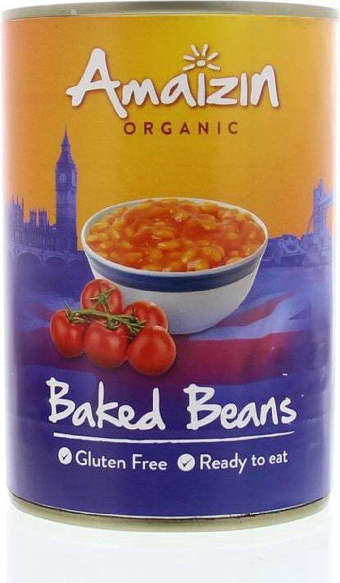 Amaizin White Beans In Tomato Sauce, 400gram, 1 Units