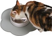 Cat it placemat bloem Grijs 30cm