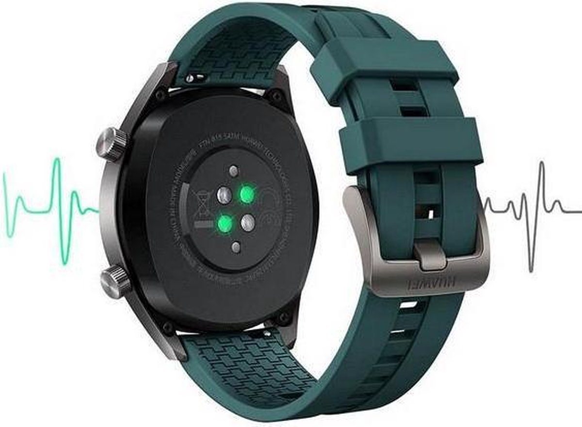 Huawei Watch GT Active - Smartwatch - 46 mm - Donkergroen | bol.com