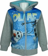 Disney Frozen vest Olaf grijs maat 98