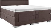 Boxspring Elektrische  Plint 200x220 Compleet Bruin