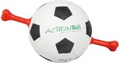 Speelgoed Actionbal met Handgrepen - Rood - 19 cm