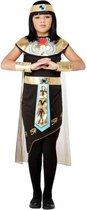 Smiffys Kinder Kostuum -Kids tm 9 jaar- Deluxe Egyptian Princess Zwart/Goudkleurig