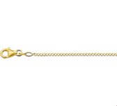 Quickjewels Gouden ketting - gourmet schakel - 1.8 mm dik en 60 cm lang - 14 krt goud